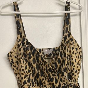 Asos leopard print dress
